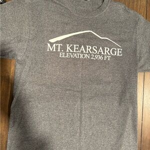 Port and Company Gray Tee - Mt. Kearsarge Design
